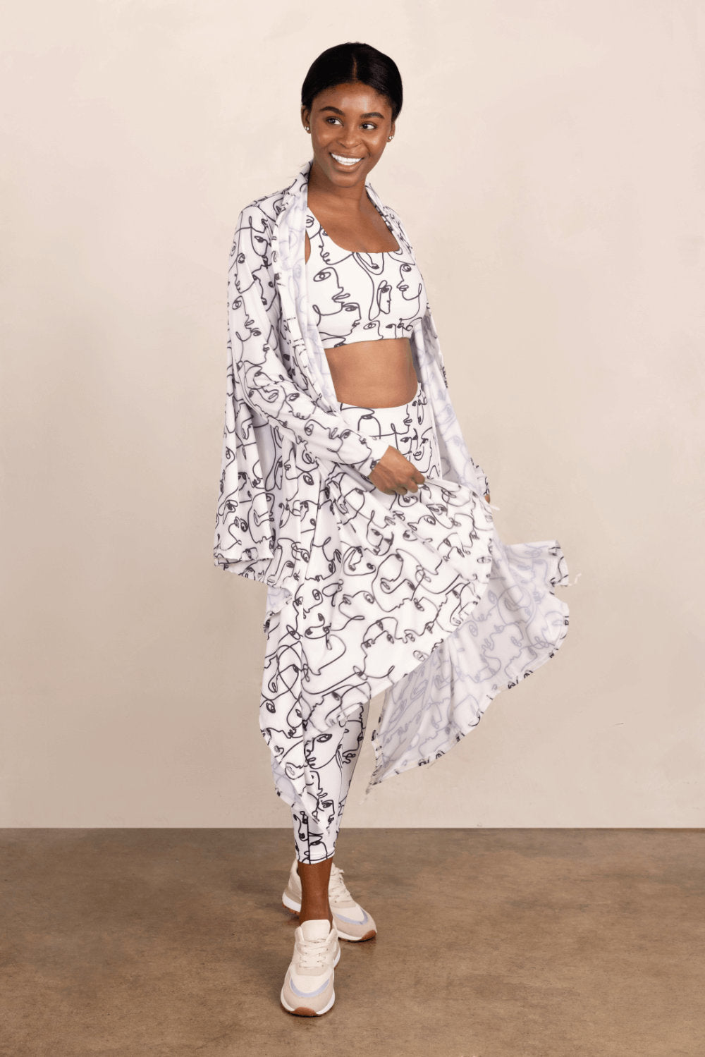 Go With the Flow Long Draped Cardigan